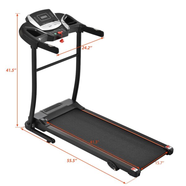 Folding Treadmill Electric Running Machine Walking Jogging Machine With 3 Level - Image 5